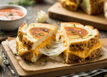 Cauliflower Crusted Grilled Cheese Recipe