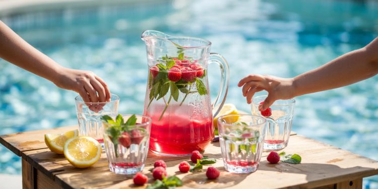 Refreshing Raspberry Mint Lemonade Recipe