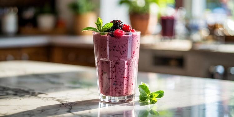 Berry Coconut Blast Keto Smoothie