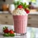 Creamy Keto-Strawberry Cheesecake Smoothie