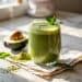 Keto Matcha Avocado-Coconut Milk Smoothie