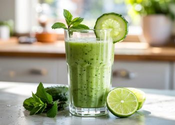 Refreshing Cucumber Lime Keto Smoothie Recipe